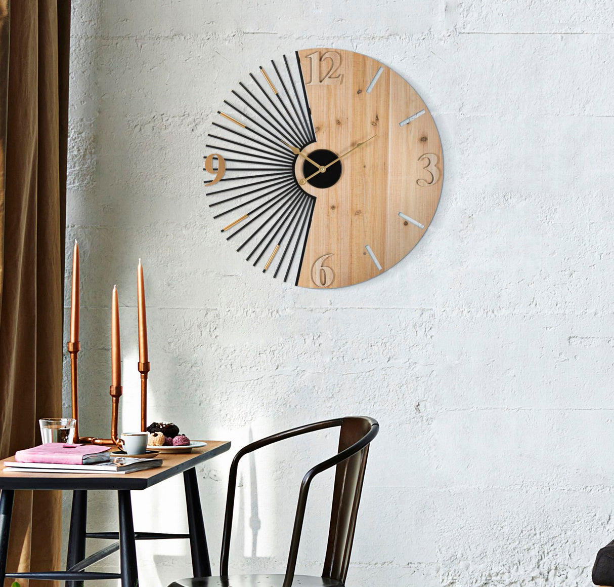 OROLOGIO DA MURO WORDY CM Ø 60X3,5