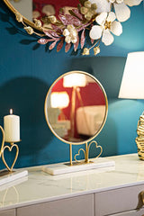SPECCHIO DA APPOGGIO HEART CM 30X9X39,5