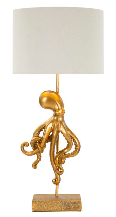 LAMPADA DA TAVOLO OCTOPUS GOLD CM Ø 30