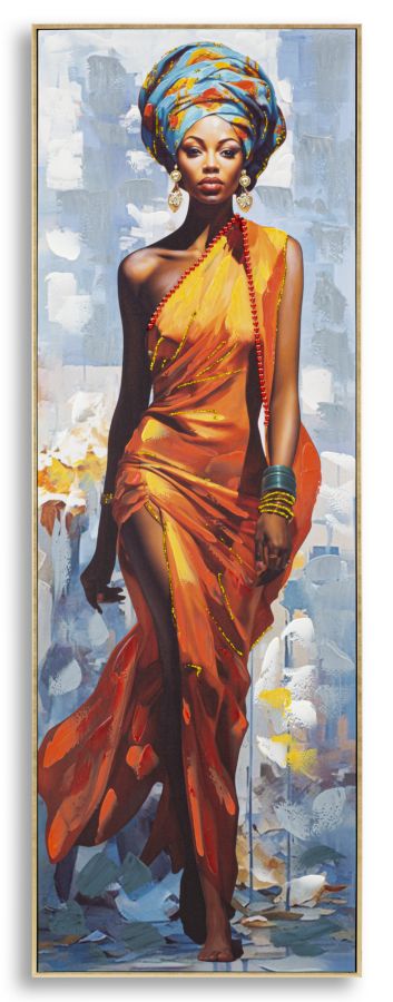 DIPINTO SU TELA C/CORNICE DAPHNE -B- CM 52X4