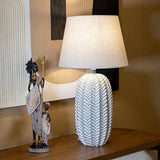 LAMPADA DA TAVOLO RESINA LEAF CM Ø 35X65