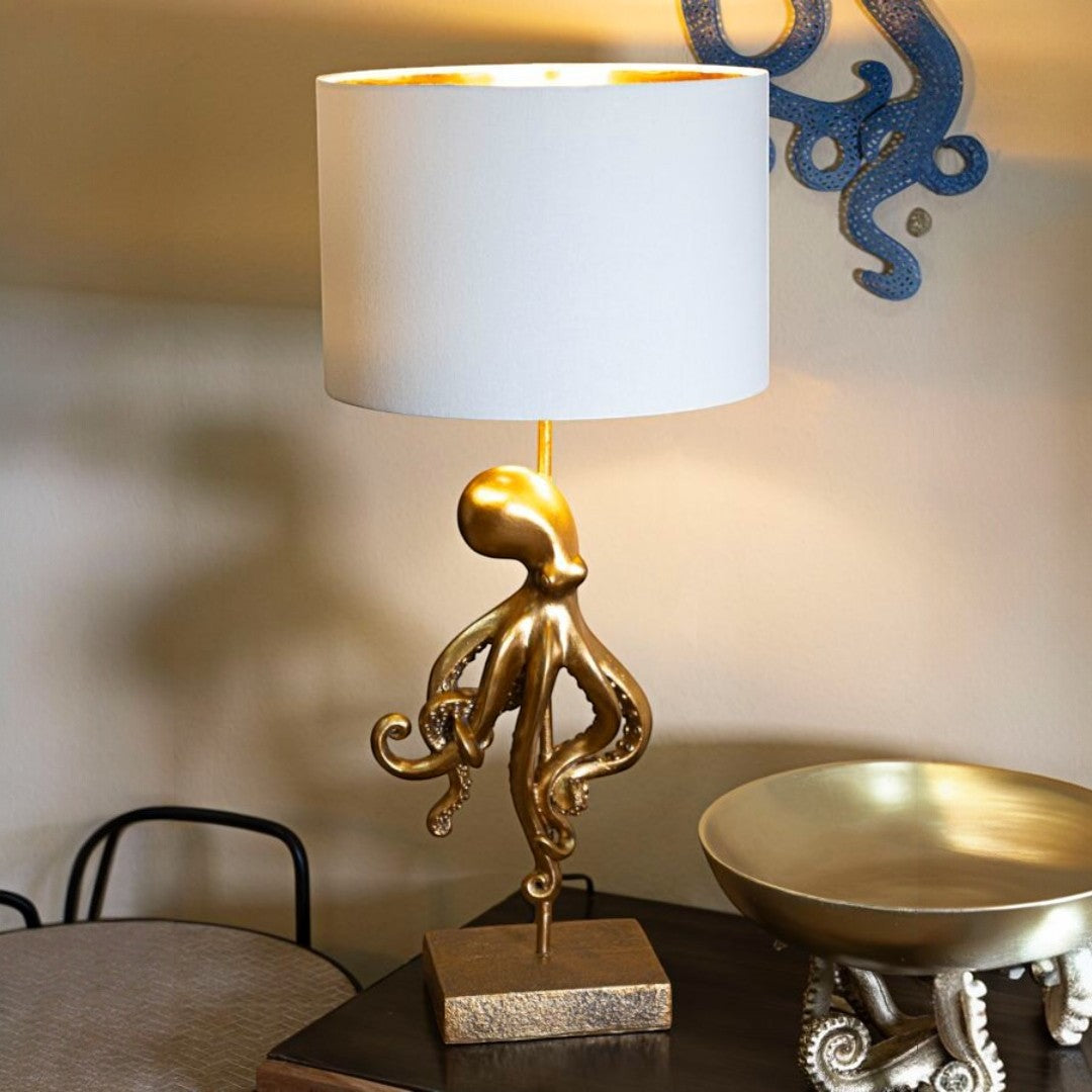 LAMPADA DA TAVOLO OCTOPUS GOLD - FERRETTI