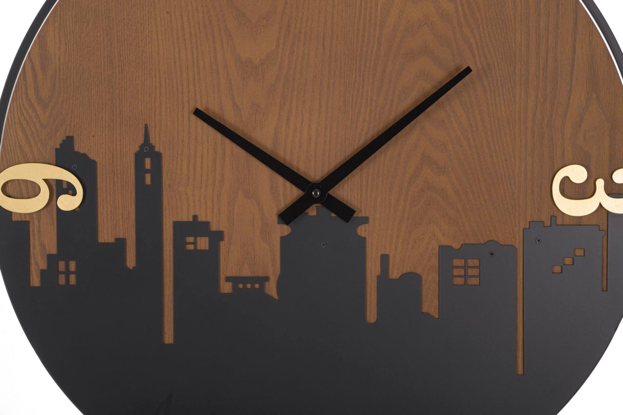 OROLOGIO DA MURO CITY CM Ø 60X2