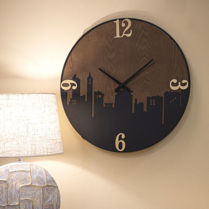 OROLOGIO DA MURO CITY CM Ø 60X2