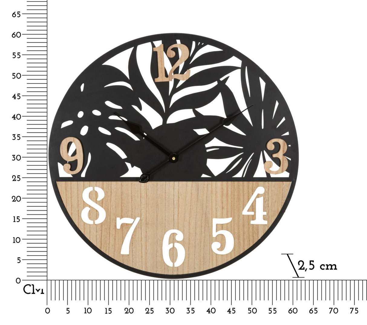 OROLOGIO DA MURO PALM CM Ø 60X2,5