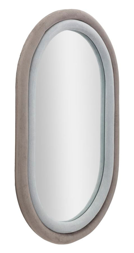 SPECCHIO DA MUTO ANTONY VELLUTO GRIGIO/MIX CM 60X4X90