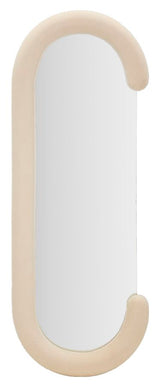 SPECCHIO DA MURO CHANTAL VELLUTO CREMA CM 60X7X160