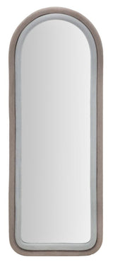 SPECCHIO DA MURO CLOE VELLUTO GRIGIO CM 60X4X160