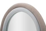 SPECCHIO DA MURO CLOE VELLUTO GRIGIO CM 60X4X160