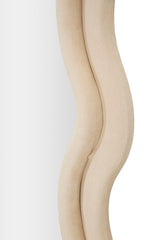 SPECCHIO DA MURO EMILY VELLUTO CREMA CM 60X6X160