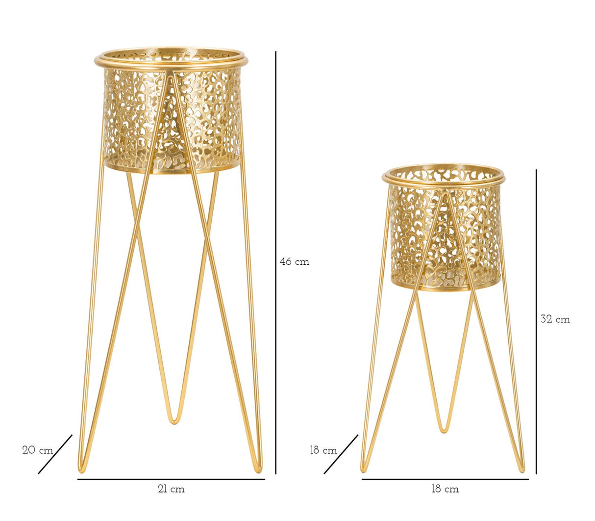 P/VASI GLOD COPPIA CM 21X20X46-18X18X32