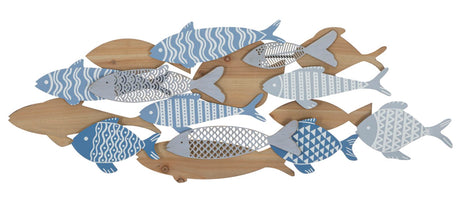 PANNELLO DA MURO FISH SEA CM 91X3X33