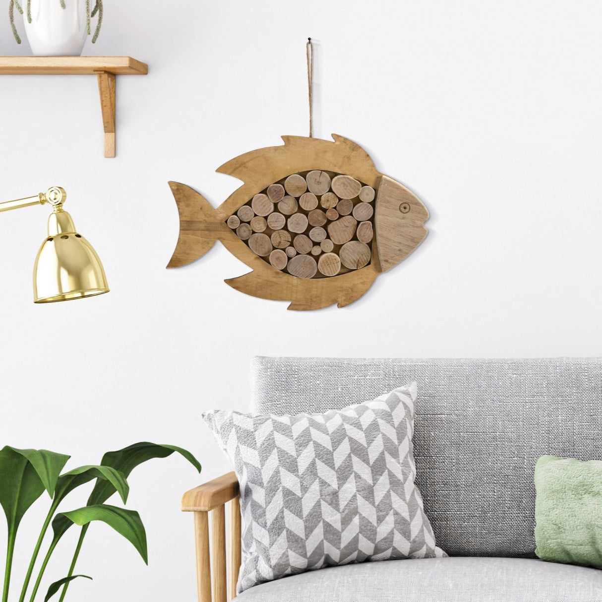 PESCE DA APPENDERE NATURE CM 42,5X2X28,5