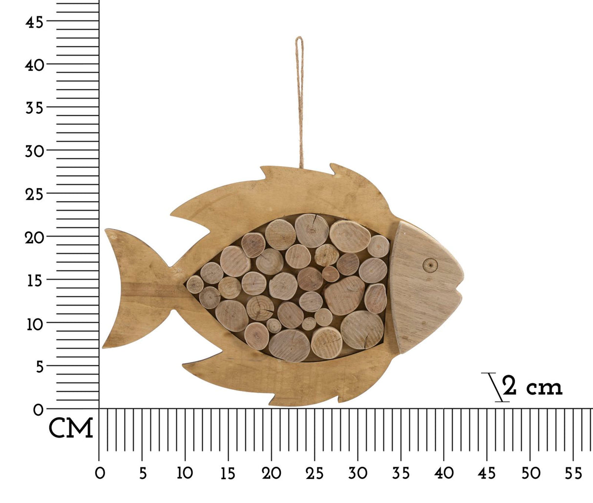 PESCE DA APPENDERE NATURE CM 42,5X2X28,5