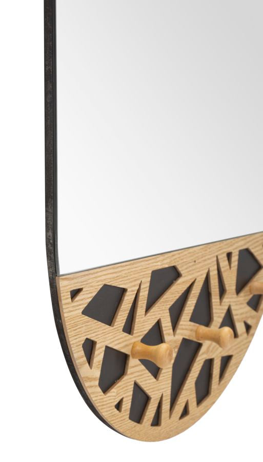 SPECCHIO DA MURO C/APP-ABITI CARV CM 60X5,3X90
