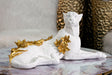 LEOPARDO WHITE/GOLD CM 53X21