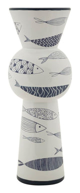 VASO CERAMICA FISH TALL CM Ø 14X38