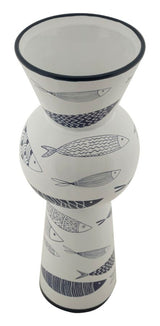 VASO CERAMICA FISH TALL CM Ø 14X38