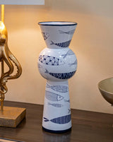 VASO CERAMICA FISH TALL CM Ø 14X38