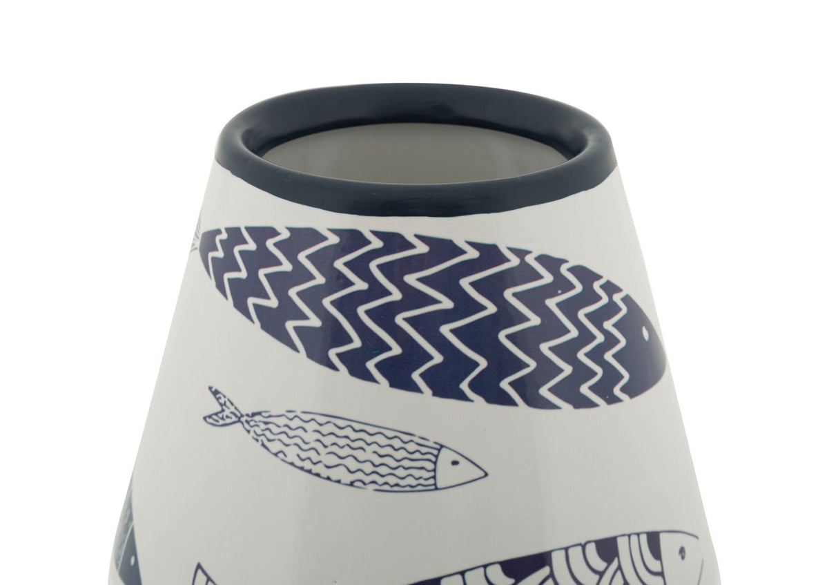 VASO CERAMICA FISH DOUBLE CM Ø 14X34