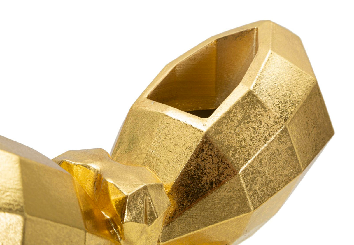VASO BUTTERFLY GOLD CM 22,5X8X15