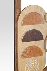 SPECCHIO DA MURO BLOCK CM Ø 80X3