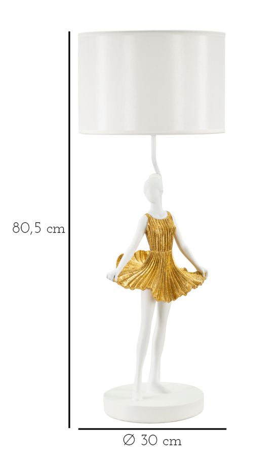 LAMPADA DA TAVOLO BALLERINA CM Ø 32X90,5