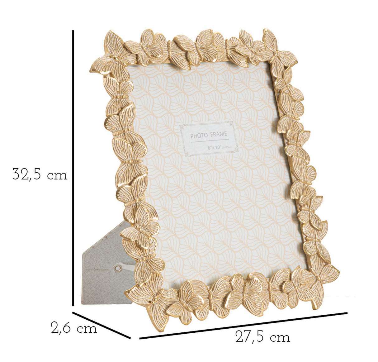 CORNICE FARFALLE GLOD CM 27