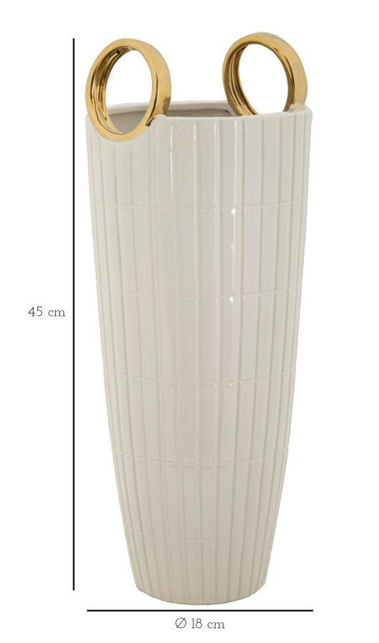 VASO CERAMICA SHOPPING CM Ø 18X45