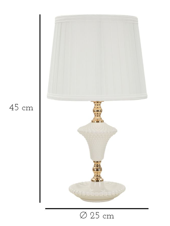 LAMPADA DA COMODINO CASERTA CM Ø 25X45