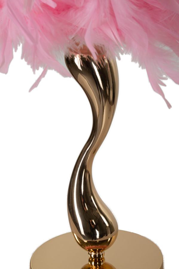 LAMPADA DA TAVOLO CART ROSA CM Ø 25X47