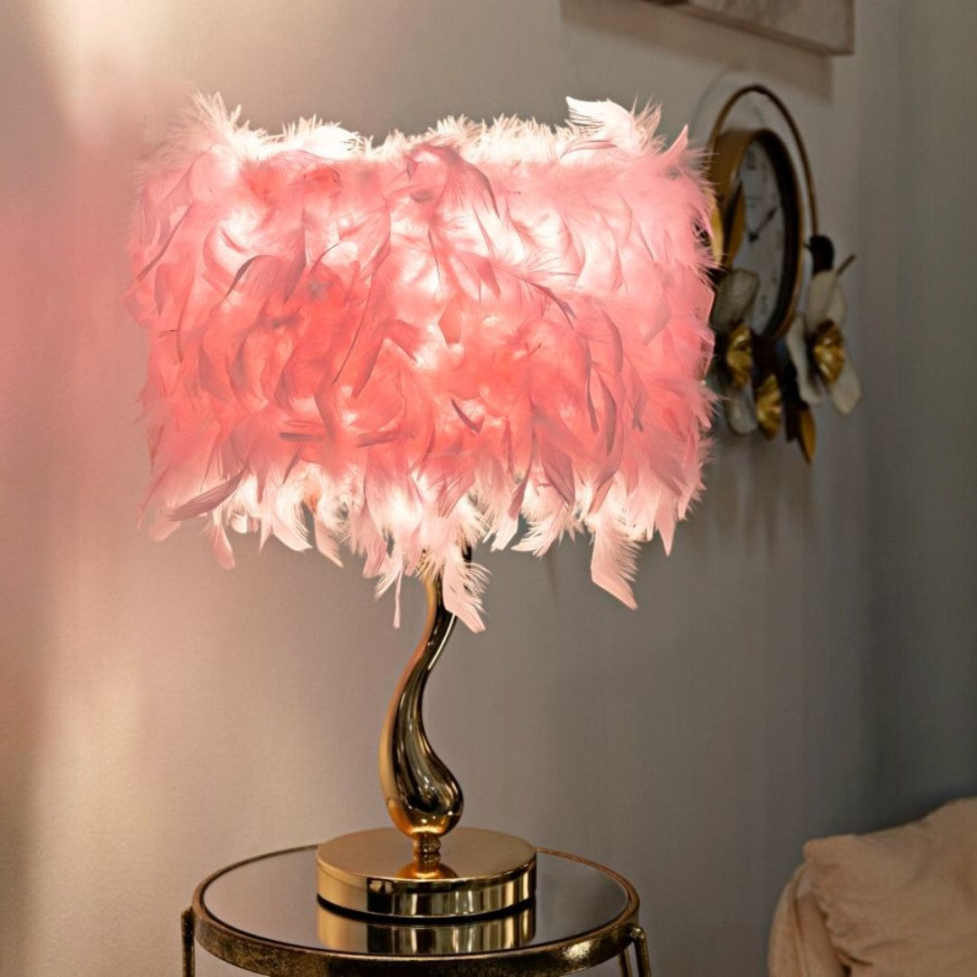 LAMPADA DA TAVOLO CART ROSA CM Ø 25X47