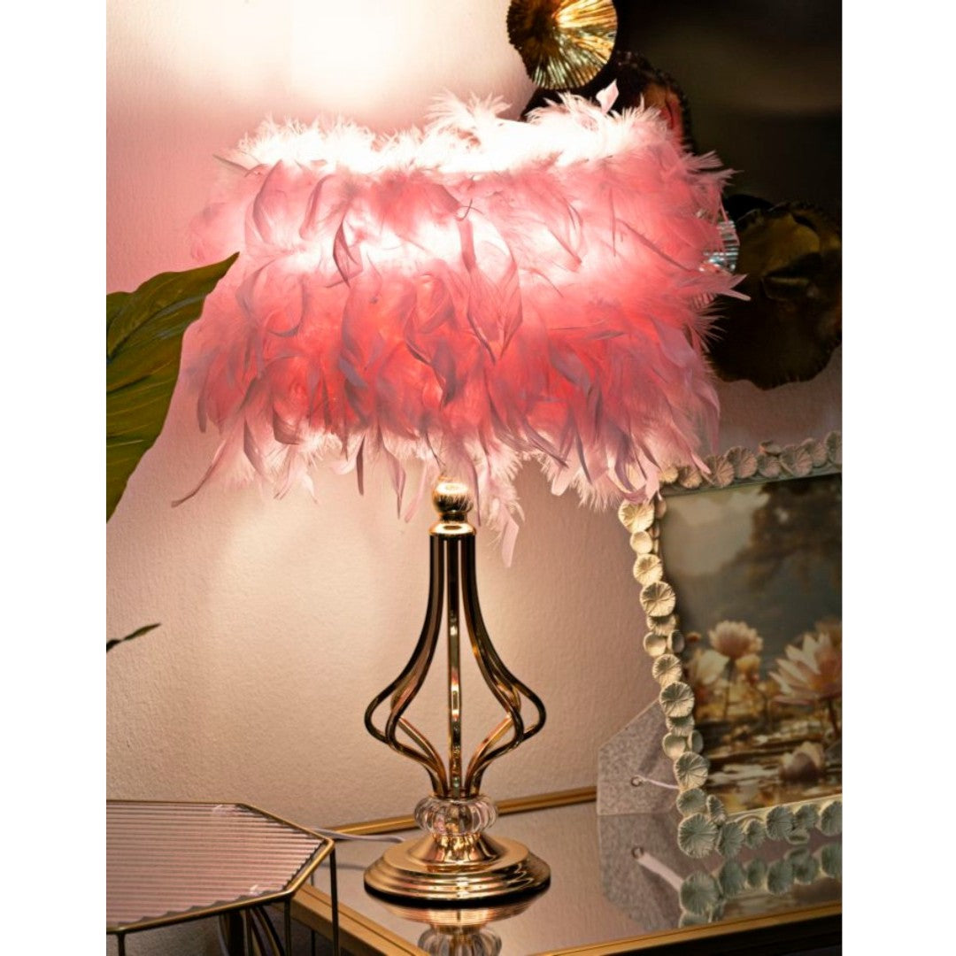 LAMPADA DA TAVOLO TARTY ROSA - FERRETTI