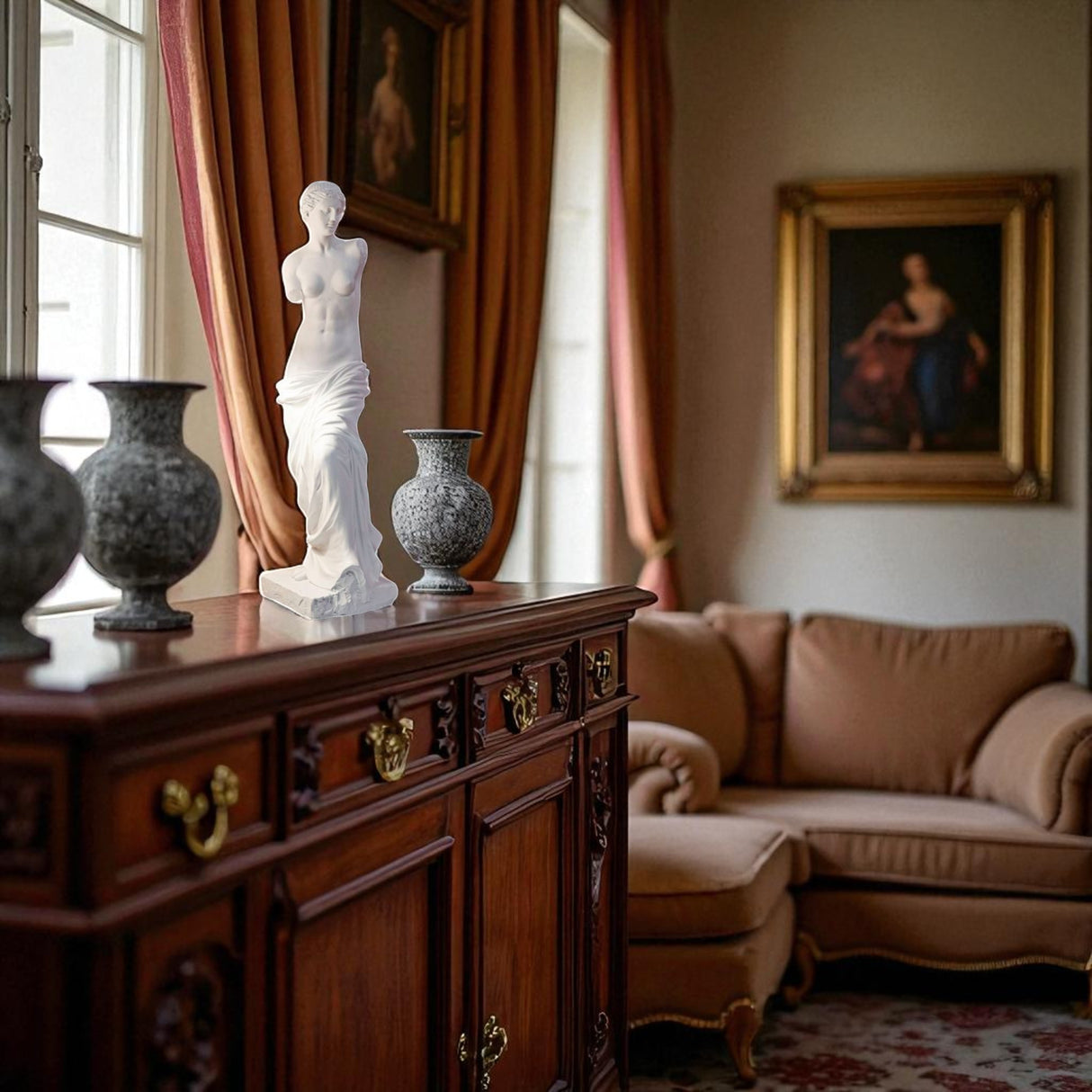 SCULTURA STATUA WOMAN - FERRETTI