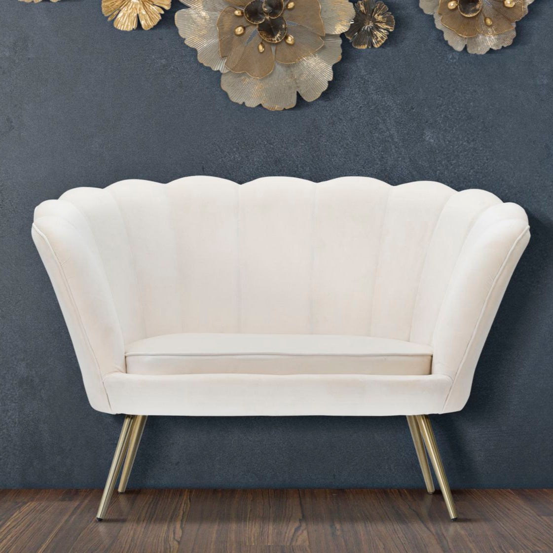 DIVANETTO VIENNA CREMA CM 130X74X84