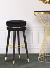 SGABELLO BAR PARIS NERO/GOLD CM Ø 35X74