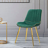 SEDIA PARIS VERDE/GOLD SET 2 PZ CM 51X59X79