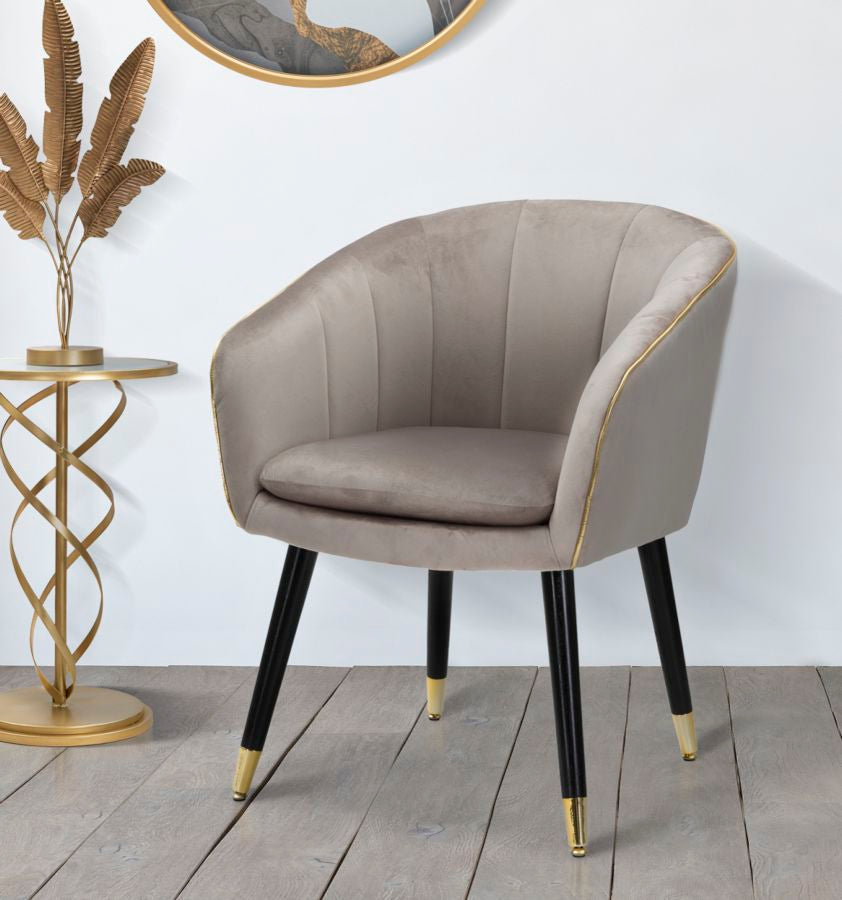 POLTRONA PARIS GRIGIA/GOLD CM 62X58X78
