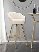 SGABELLO BAR VIENNA CREMA CM 55X53X110