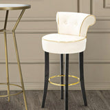 SGABELLO BAR LUXY CREMA CM 46X48X96