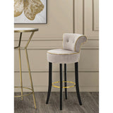 SGABELLO BAR LUXY GRIGIO CM 46X48X96