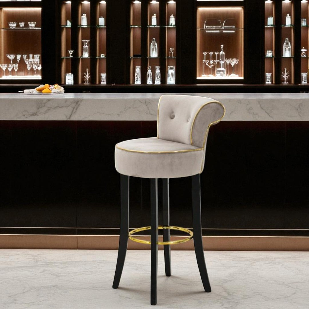 SGABELLO BAR LUXY GRIGIO - FERRETTI