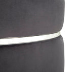 SGABELLO PARIS GRIGIO/SILVER CM Ø 35X40,5