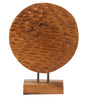 SCULTURA COIN IN TEAK RICICLATO CM 30X15