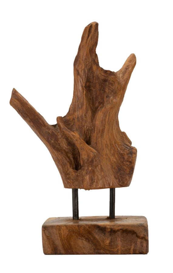 SCULTURA AKAR IN TEAK RIC