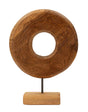 SCULTURA DORAT IN TEAK RICICLATO CM 28X10X38 (PEZZI UNICI - NON RIP. IN SERIE)