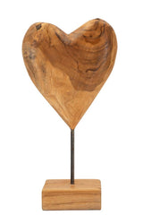 SCULTURA DOBU IN TEAK RICICLATO CM 20X12X37 (PEZZI UNICI - NON RIP. IN SERIE)