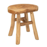 SGABELLO SEL IN TEAK RICICLATO CM 40X32X42 (PEZZI UNICI - NON RIP. IN SERIE)
