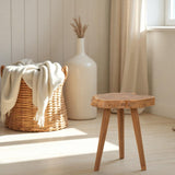 SGABELLO BUDUT IN TEAK RICICLATO (PEZZI UNICI - NON RIP. IN SERIE) - FERRETTI