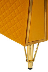 POLTRONA EMY SENAPE C/CUSCINO CM 104X83X76